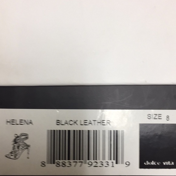 NIB / NWT Dolce Vita Cage Cut Out Blk Heels Size 8 - Picture 5 of 7